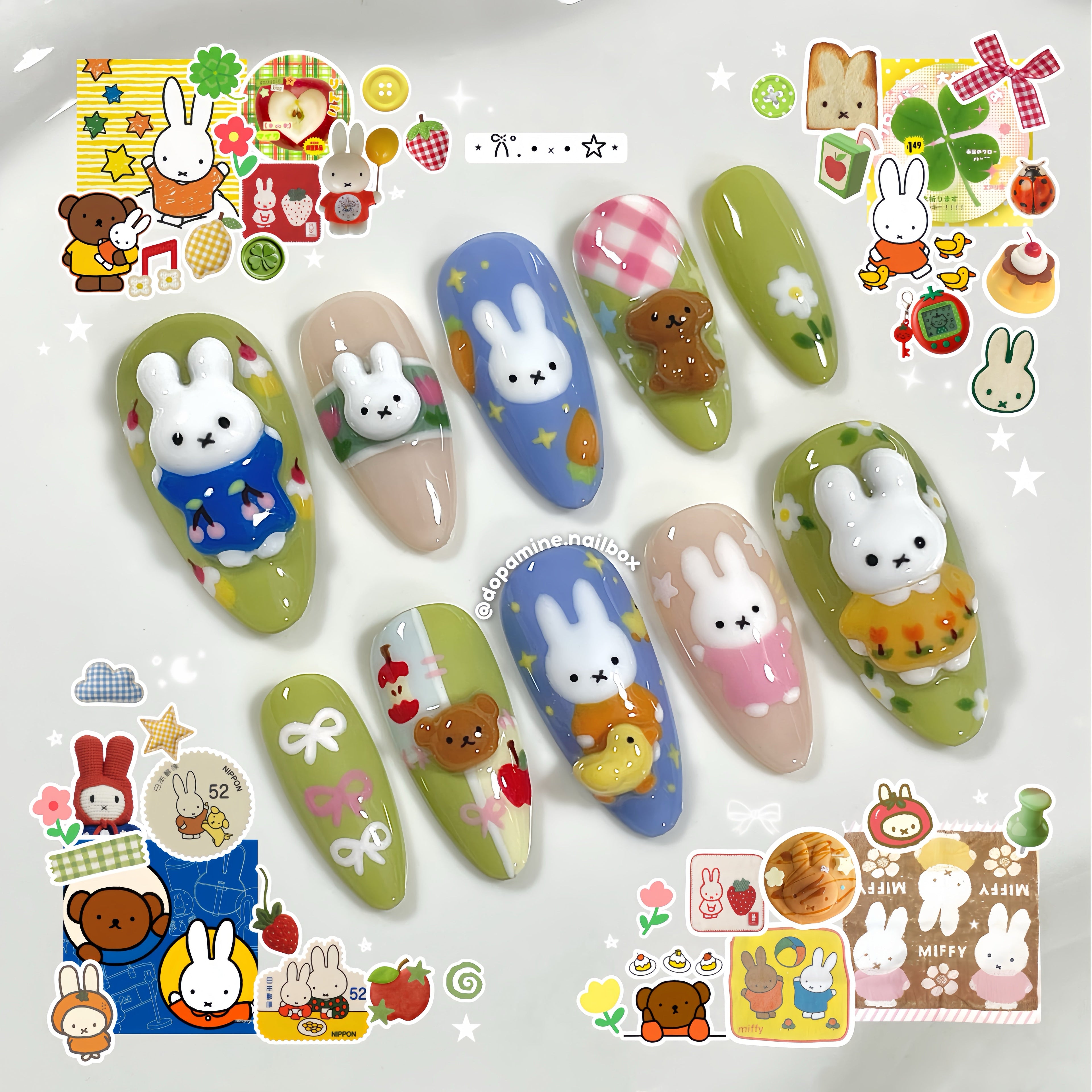 Miffy Nails☆⋆｡𖦹