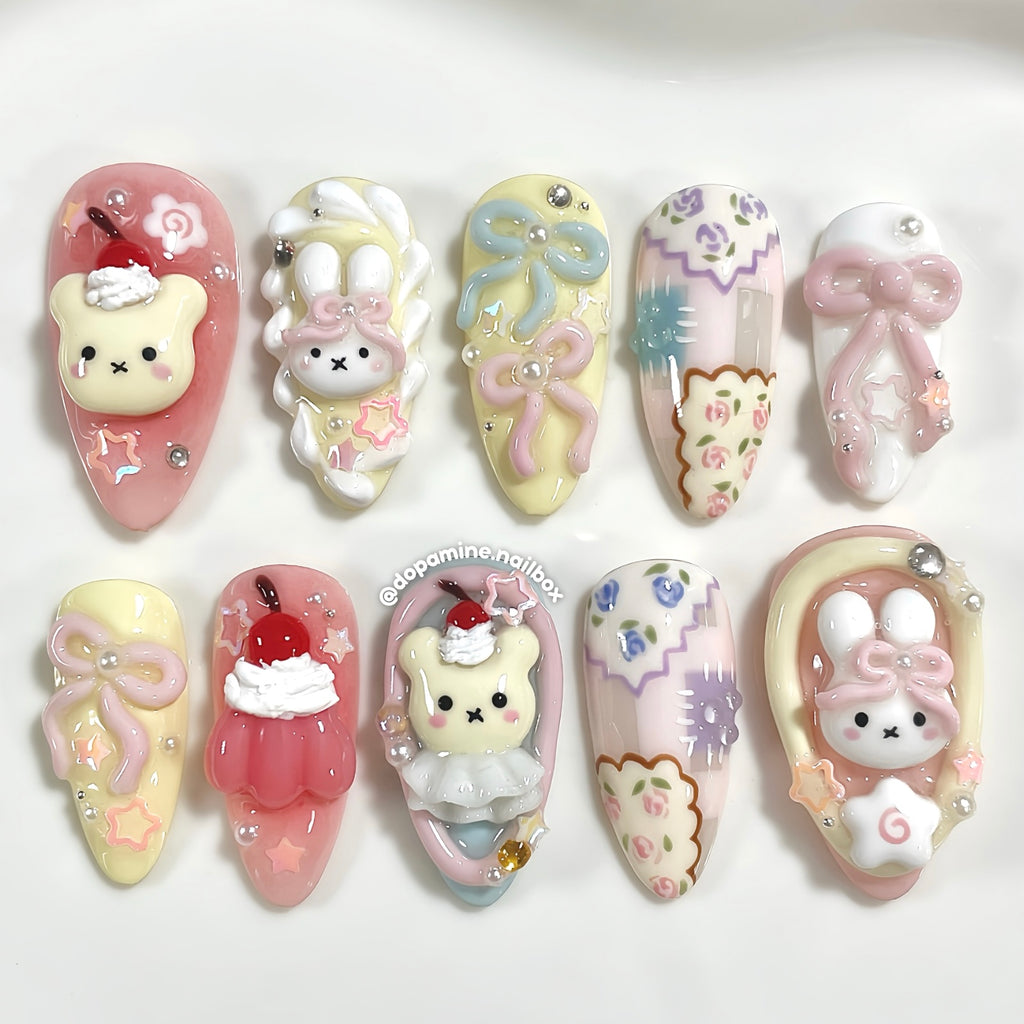 Bear And Rabbit Cake