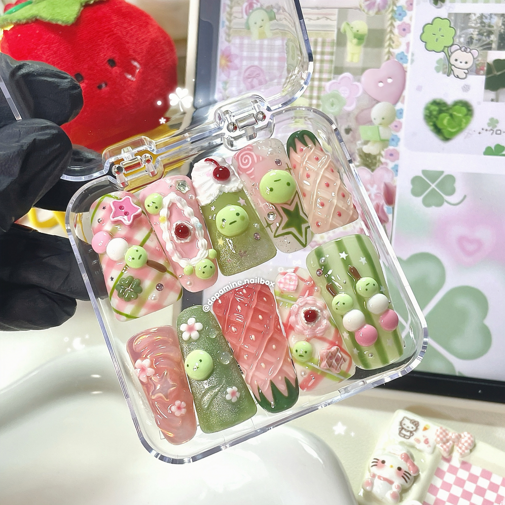 Smiski Strawberry Cake