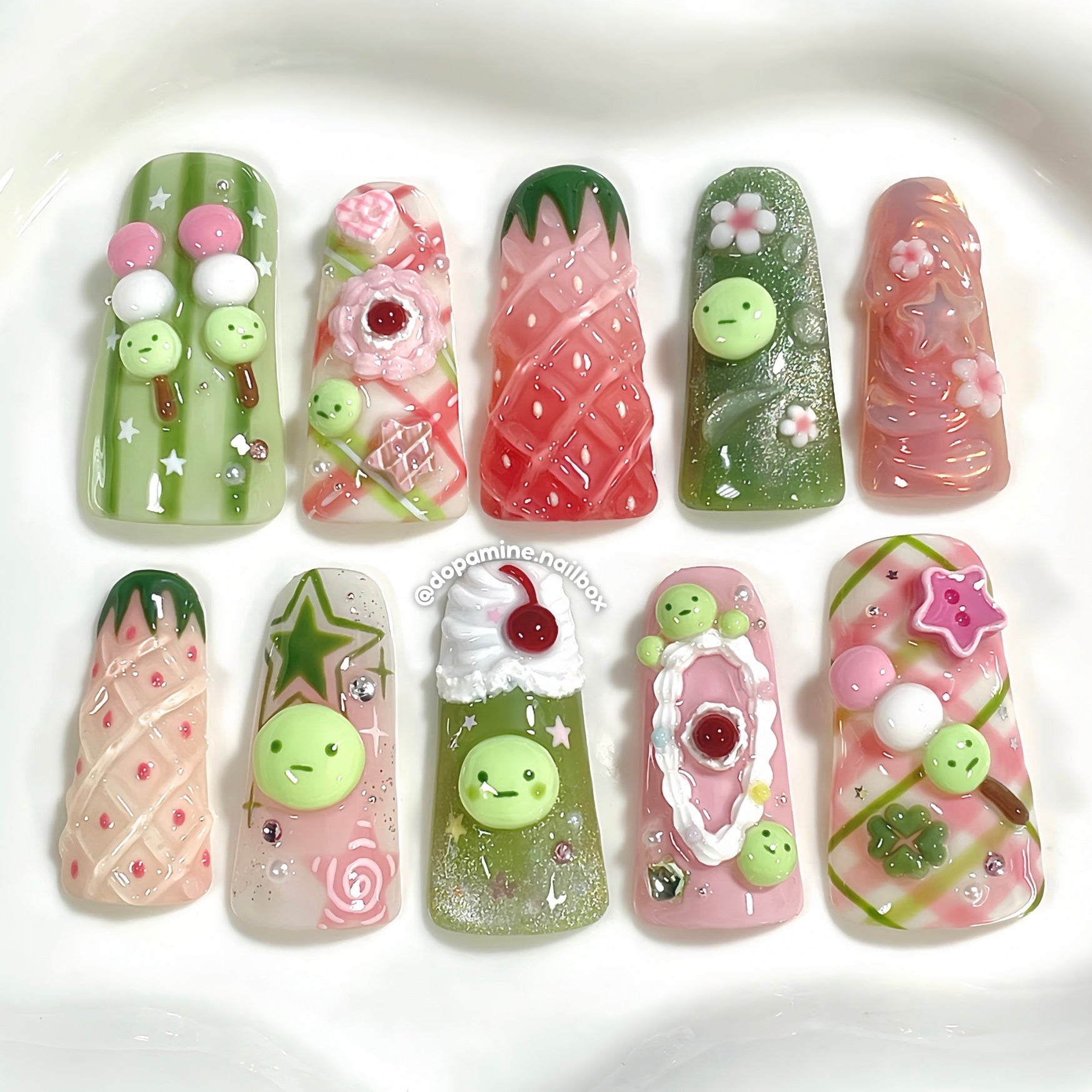 Smiski Strawberry Cake