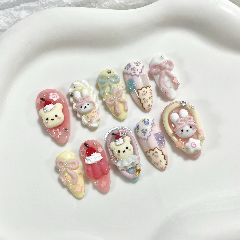 Bear And Rabbit Cake