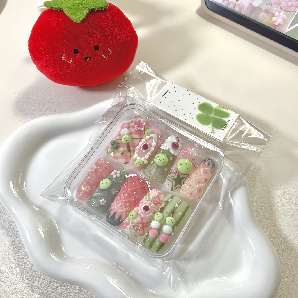 Smiski Strawberry Cake
