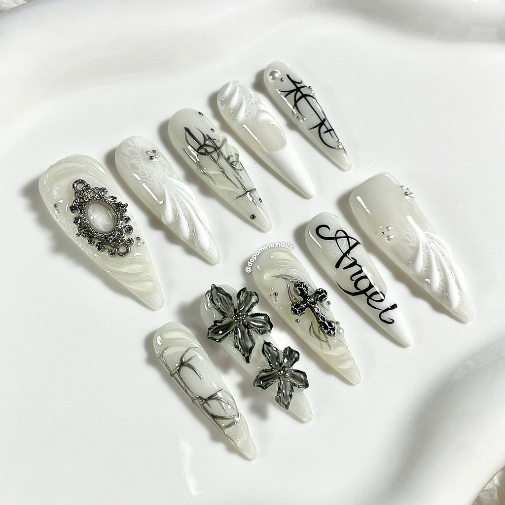 Ivory Cross Bloom